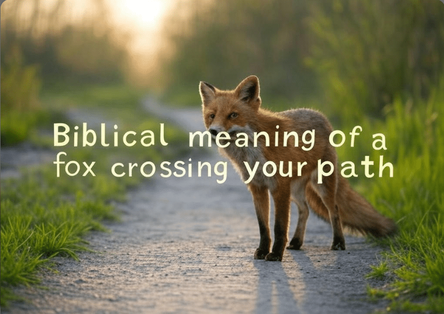 Biblical meaning of a fox crossing your path