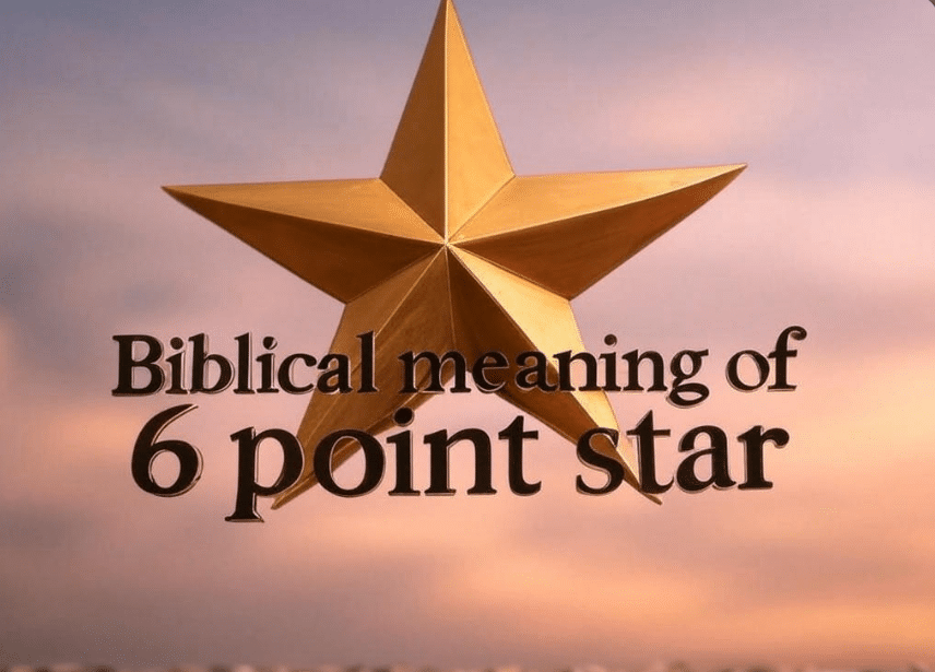 Biblical meaning of 6 point star