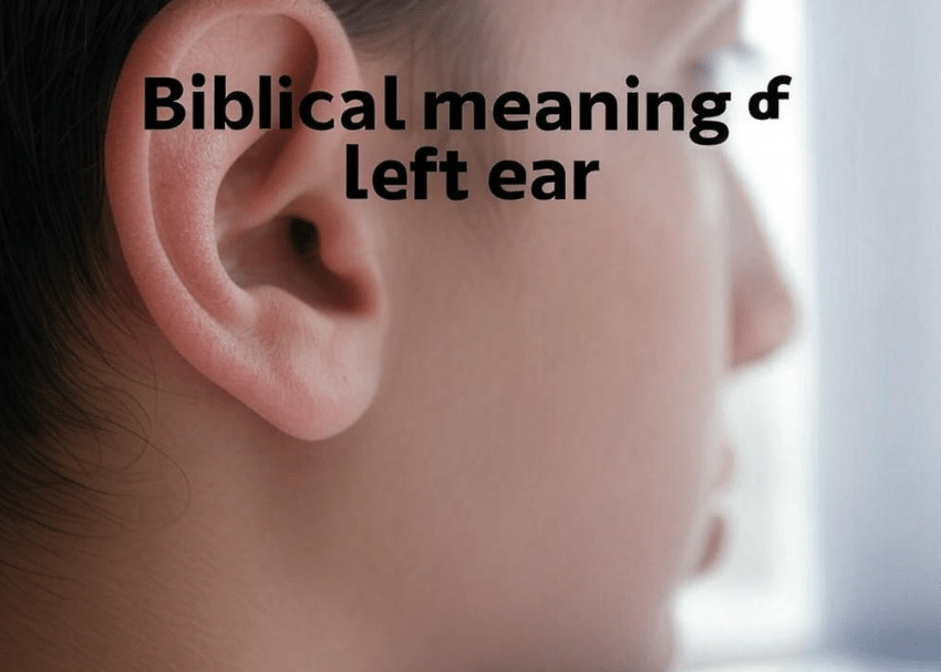Biblical meaning of Left ear
